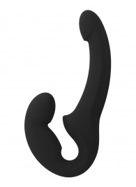 Черный безремневой страпон Share Lite - Fun Factory - купить с доставкой в Сергиевом Посаде