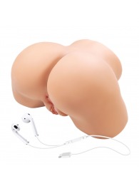 Телесный мастурбатор Olivia с 2 любовными отверстиями - Baile - в Сергиевом Посаде купить с доставкой