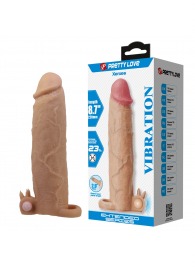 Телесная насадка на пенис Xerxes - 22 см. - Baile - в Сергиевом Посаде купить с доставкой