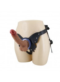 Поясной страпон Wells: трусики в форме бабочки и фаллоимитатор-насадка - Baile - купить с доставкой в Сергиевом Посаде