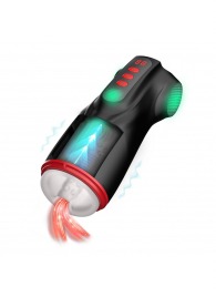 Интерактивный мастурбатор Raven с вакуумом, вибрацией и подсветкой - Shots Media BV - в Сергиевом Посаде купить с доставкой