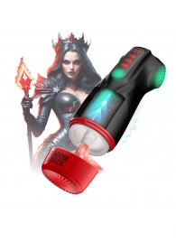 Интерактивный мастурбатор Raven с вакуумом, вибрацией и подсветкой - Shots Media BV - в Сергиевом Посаде купить с доставкой