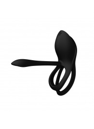 Черное эрекционное виброкольцо Bayek с пультом ДУ - Zalo - в Сергиевом Посаде купить с доставкой