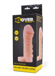 Фаллическая удлиняющая насадка с кольцом для фиксации - 16 см. - ToyFa - в Сергиевом Посаде купить с доставкой