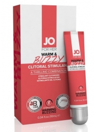 Клиторальный крем JO WARM   BUZZY CLITORAL GEL - 10 мл. - System JO - купить с доставкой в Сергиевом Посаде