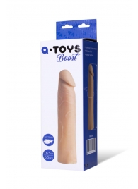 Реалистичная насадка с ярко выраженной головкой - 16,5 см. - A-toys - в Сергиевом Посаде купить с доставкой