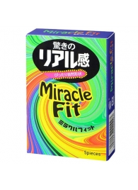 Презервативы Sagami Xtreme Miracle Fit - 5 шт. - Sagami - купить с доставкой в Сергиевом Посаде