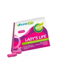 Возбуждающие капсулы Ladys Life - 14 капсул (0,35 гр.) - SuperCaps - купить с доставкой в Сергиевом Посаде