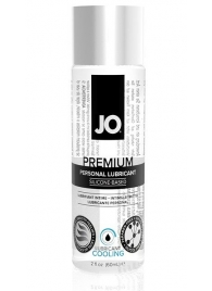 Охлаждающий лубрикант на силиконовой основе JO Personal Premium Lubricant Cooling - 60 мл. - System JO - купить с доставкой в Сергиевом Посаде