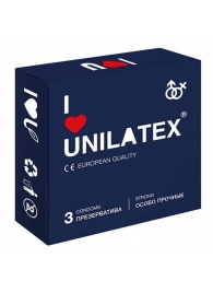 Ультрапрочные презервативы Unilatex Extra Strong - 3 шт. - Unilatex - купить с доставкой в Сергиевом Посаде