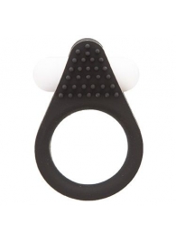 Чёрное эрекционное кольцо LIT-UP SILICONE STIMU RING 1 BLACK - Dream Toys - в Сергиевом Посаде купить с доставкой