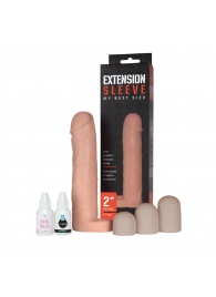 Насадка-удлинитель Extension sleeve с подхватом мошонки - 19 см. - Sitabella - в Сергиевом Посаде купить с доставкой