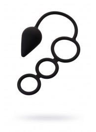 Тройное эрекционное кольцо с анальным хвостом Drop M-size - Erotist Adult Toys - в Сергиевом Посаде купить с доставкой