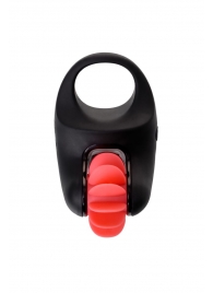Чёрно-красное эрекционное виброкольцо Erotist - Erotist Adult Toys - в Сергиевом Посаде купить с доставкой