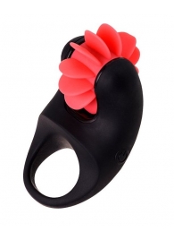 Чёрно-красное эрекционное виброкольцо Erotist - Erotist Adult Toys - в Сергиевом Посаде купить с доставкой