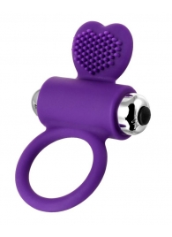 Фиолетовое виброкольцо с ресничками JOS PERY - JOS - в Сергиевом Посаде купить с доставкой