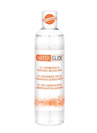 Гель-смазка 2-в-1 MASSAGE   LUBRICANT GUARANA - 300 мл. - Waterglide - купить с доставкой в Сергиевом Посаде