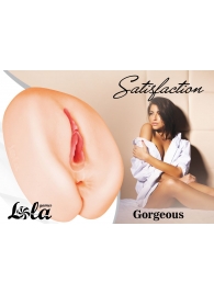 Мастурбатор с 2 тоннелями Satisfaction Gorgeous - Lola Games - в Сергиевом Посаде купить с доставкой