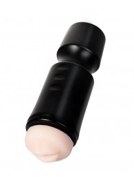 Мастурбатор-ротик A-Toys в черной колбе - A-toys - в Сергиевом Посаде купить с доставкой