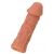 Телесная реалистичная насадка KOKOS Extreme Sleeve 05 с дополнительной стимуляцией - 12,7 см. - KOKOS - в Сергиевом Посаде купить с доставкой