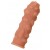 Телесная реалистичная насадка KOKOS Extreme Sleeve 11 с дополнительной стимуляцией - 12,7 см. - KOKOS - в Сергиевом Посаде купить с доставкой