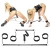Комплект наручников и наножников с распорками Spread  em Bar and Cuff Set - Pipedream - купить с доставкой в Сергиевом Посаде