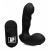 Черный стимулятор простаты Alpha-Pro 7X P-Milker Silicone Prostate Stimulator with Milking Bead - XR Brands - в Сергиевом Посаде купить с доставкой