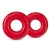 Набор из 2 красных эрекционных колец DONUT RINGS OVERSIZED - Blush Novelties - в Сергиевом Посаде купить с доставкой