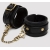 Черные оковы на ноги Bound to You Faux Leather Ankle Cuffs - Fifty Shades of Grey - купить с доставкой в Сергиевом Посаде