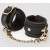 Черные наручники Bound to You Faux Leather Wrist Cuffs - Fifty Shades of Grey - купить с доставкой в Сергиевом Посаде