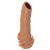 Телесная насадка с усиками и открытой головкой Nude Sleeve L - 14 см. - KOKOS - в Сергиевом Посаде купить с доставкой