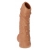 Телесная насадка с пупырышками и открытой головкой Nude Sleeve S - 10 см. - KOKOS - в Сергиевом Посаде купить с доставкой