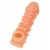 Телесная закрытая насадка с пупырышками Cock Sleeve Size L - 17,6 см. - KOKOS - в Сергиевом Посаде купить с доставкой