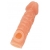 Телесная закрытая насадка с шершавой головкой Cock Sleeve Size M - 15,6 см. - KOKOS - в Сергиевом Посаде купить с доставкой