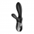 Черный анальный вибратор Heat Climax+ с функцией нагрева - 20,6 см. - Satisfyer - в Сергиевом Посаде купить с доставкой