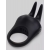 Черное эрекционное виброкольцо Sensation Rechargeable Vibrating Rabbit Love Ring - Fifty Shades of Grey - в Сергиевом Посаде купить с доставкой