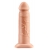 Телесный реалистичный фаллоимитатор с полостью Silicone Hollow Extension - 20 см. - Pipedream - купить с доставкой в Сергиевом Посаде