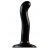 Черный фаллоимитатор-насадка Strap-On-Me P G spot Dildo size S - 16,4 см. - Strap-on-me - купить с доставкой в Сергиевом Посаде
