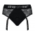 Черные трусики для насадок Diva Lingerie Harness - size L - Strap-on-me - купить с доставкой в Сергиевом Посаде