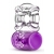 Фиолетовое эрекционное виброкольцо Pleaser Rechargeable C-Ring - Blush Novelties - в Сергиевом Посаде купить с доставкой