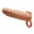 Телесная удлиняющая насадка Penis Sleeve Emmitt - 17 см. - Baile - в Сергиевом Посаде купить с доставкой