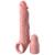 Телесная насадка-удлинитель 2 Inch Silicone X-tension with Strap - 20,3 см. - Pipedream - в Сергиевом Посаде купить с доставкой