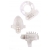 Набор из 3 прозрачных эрекционных колец с вибрацией Teasers Ring Kit - Chisa - в Сергиевом Посаде купить с доставкой