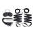 Эротический набор 4PC Bondage Bed Strap   Flogger Kit - Lux Fetish - купить с доставкой в Сергиевом Посаде