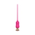 Розовый тонкий стимулятор Nipple Vibrator - 23 см. - I-MOON - купить с доставкой в Сергиевом Посаде