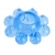 Голубая гелевая насадка-цветок - Toyfa Basic - в Сергиевом Посаде купить с доставкой