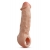Телесная насадка-удлинитель Intrepid 9.25 Inch Realistic Penis Extender Sleeve - 23,5 см. - Blush Novelties - в Сергиевом Посаде купить с доставкой
