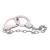Наручники из металла с длинной цепочкой CHROME HANDCUFFS METAL HANDCUFFS W. KEY - NMC - купить с доставкой в Сергиевом Посаде