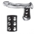 Утяжка на пенис на кнопочках 100% PVC STRAP WITH METAL SNAP - BlueLine - купить с доставкой в Сергиевом Посаде