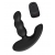 Черный силиконовый стимулятор простаты Levett Nitoc с пультом ДУ - Levett - в Сергиевом Посаде купить с доставкой